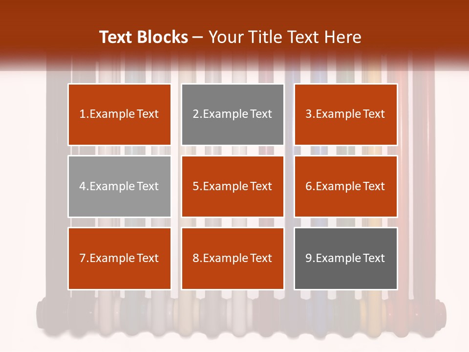 Home Rainbow Heat PowerPoint Template