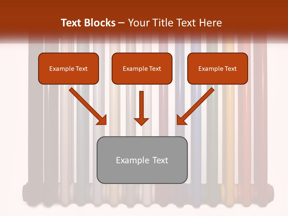 Home Rainbow Heat PowerPoint Template
