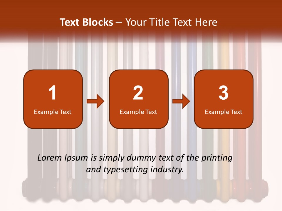 Home Rainbow Heat PowerPoint Template