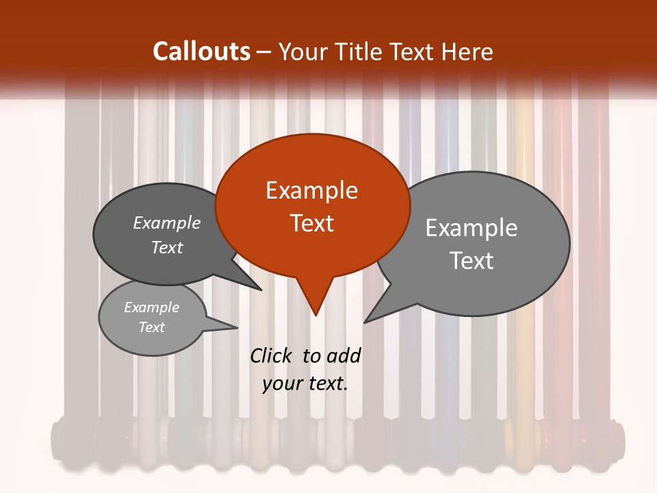 Home Rainbow Heat PowerPoint Template
