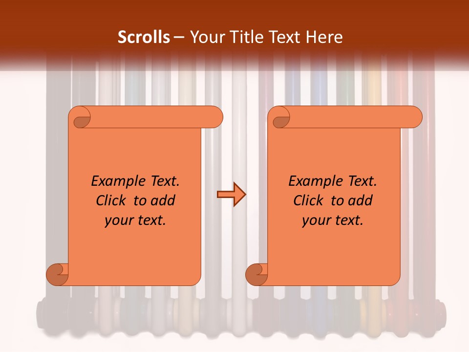 Home Rainbow Heat PowerPoint Template