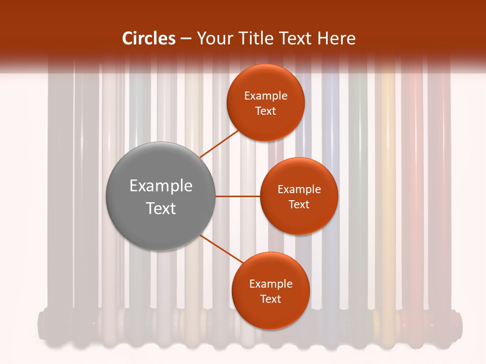 Home Rainbow Heat PowerPoint Template