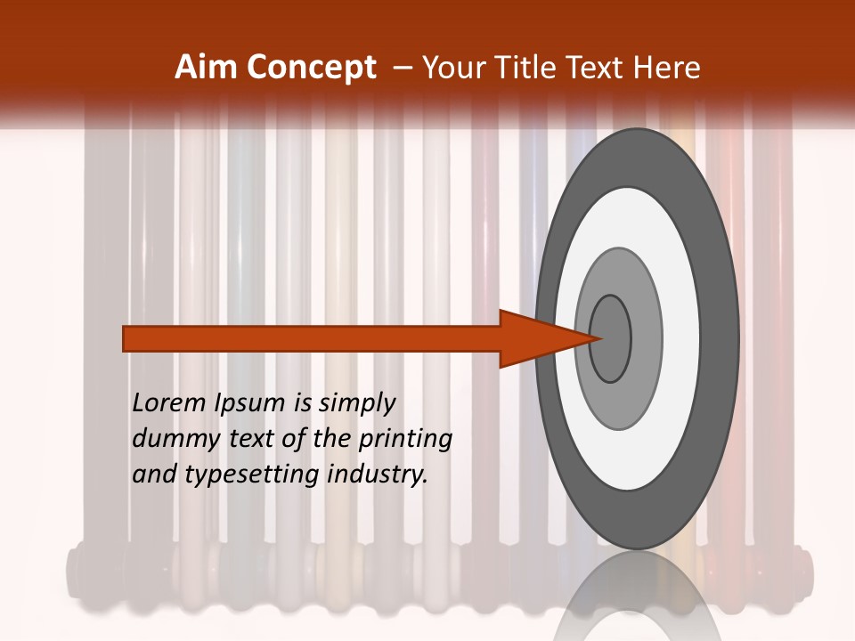 Home Rainbow Heat PowerPoint Template