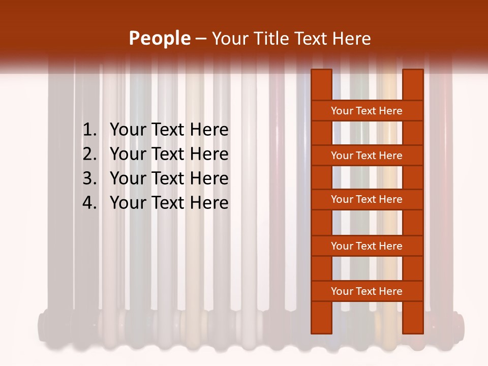 Home Rainbow Heat PowerPoint Template