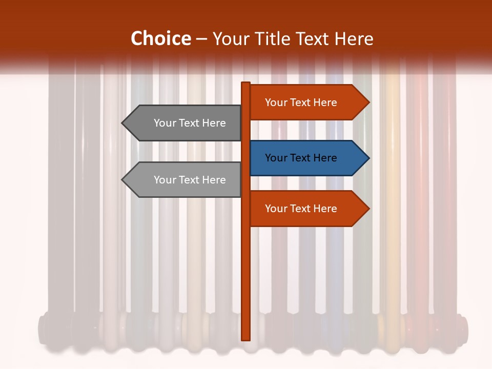 Home Rainbow Heat PowerPoint Template