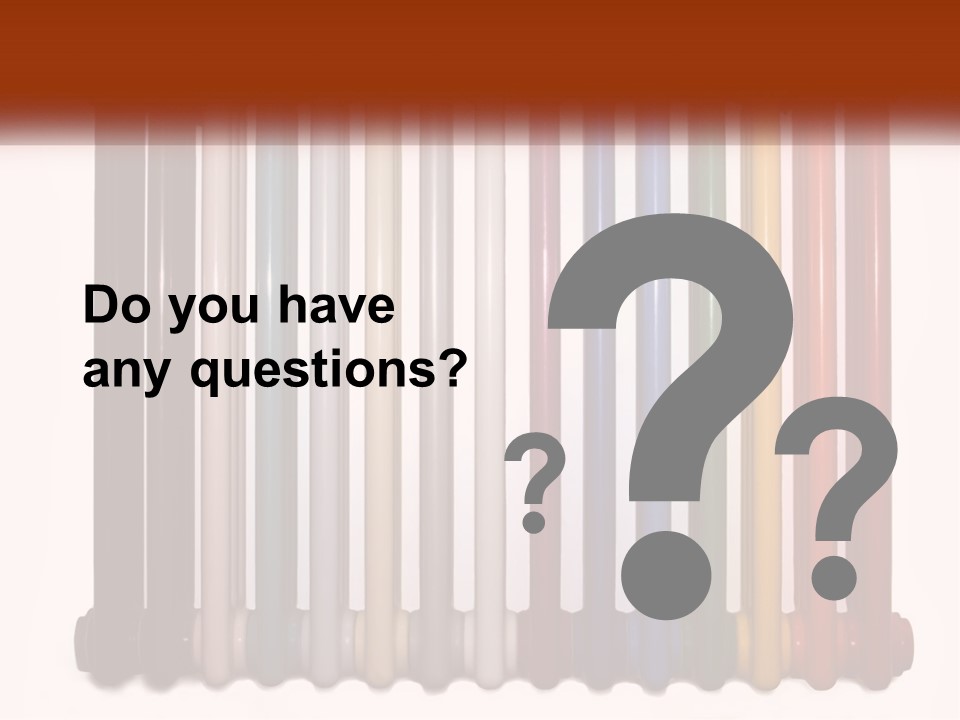 Home Rainbow Heat PowerPoint Template