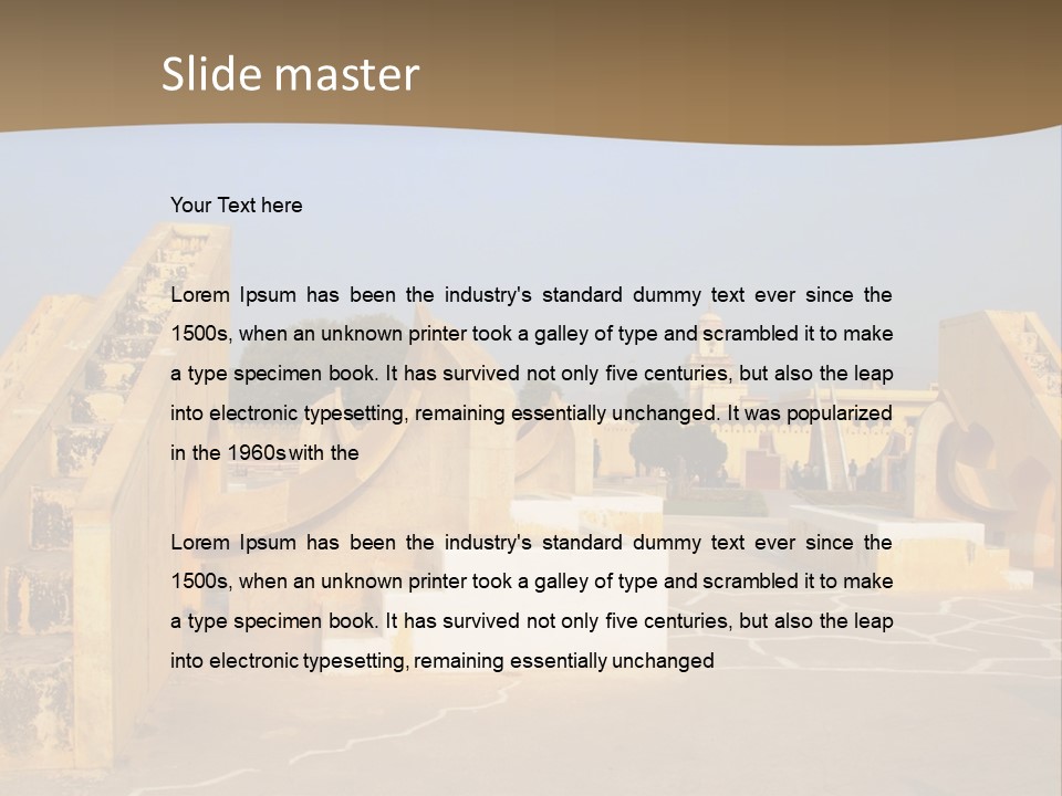 Architecture Jantar Predicting PowerPoint Template