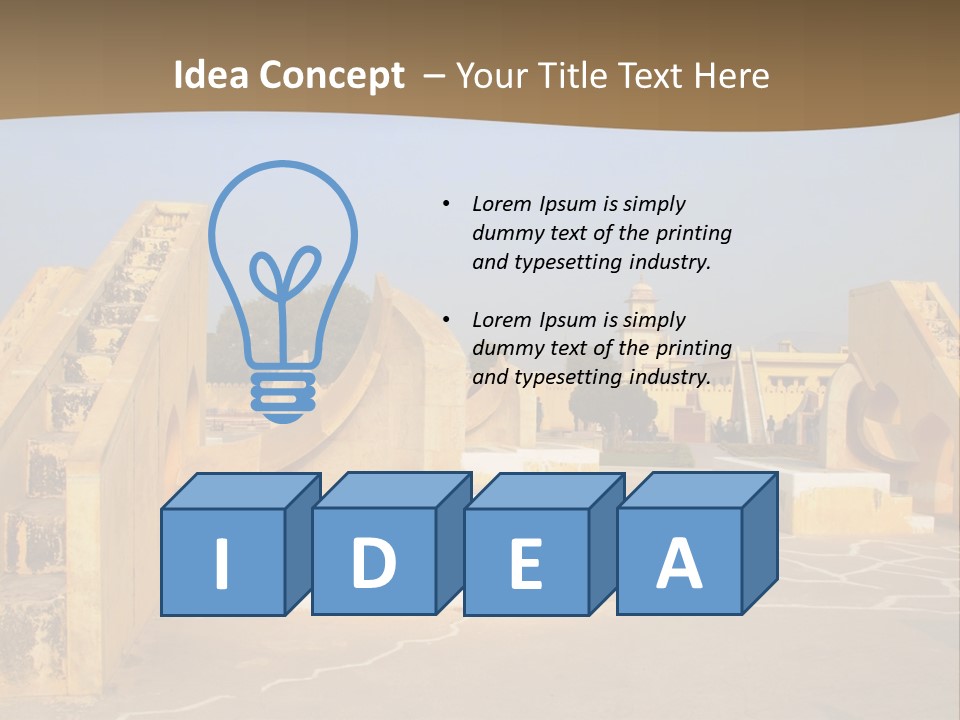 Architecture Jantar Predicting PowerPoint Template