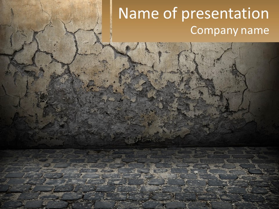 Texture Worn Vintage PowerPoint Template