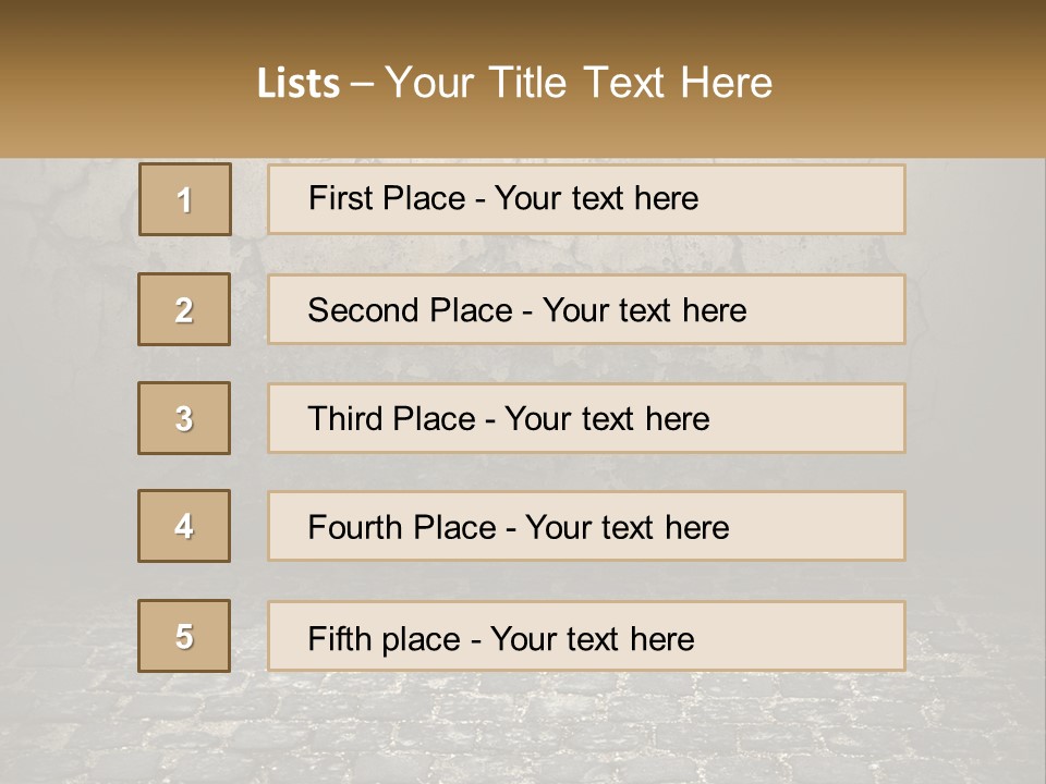 Texture Worn Vintage PowerPoint Template