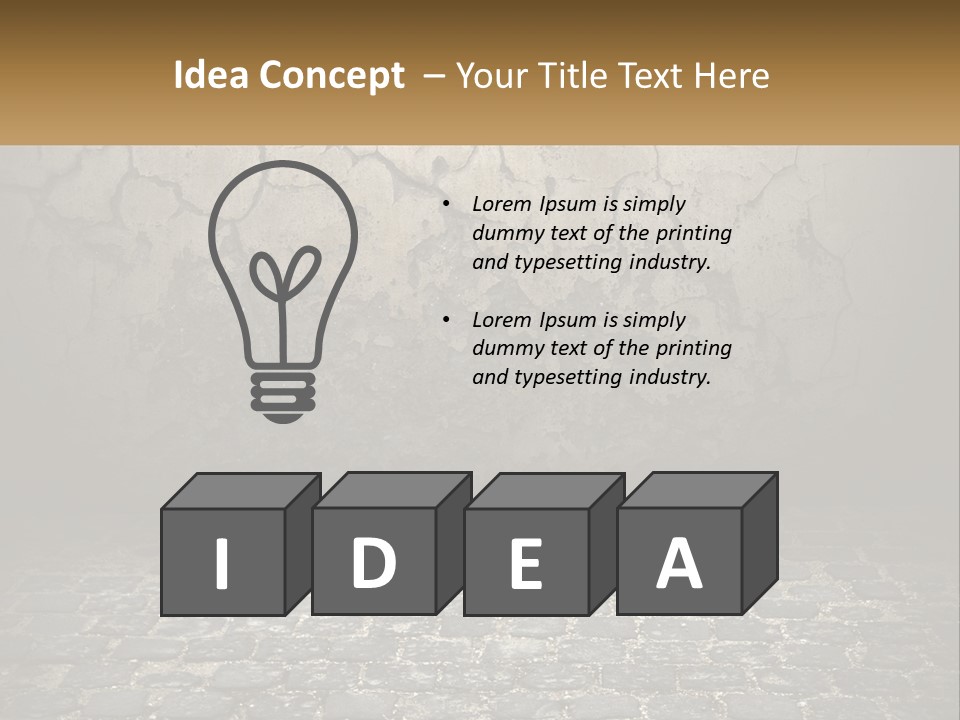 Texture Worn Vintage PowerPoint Template