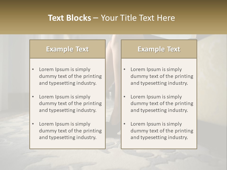 Heels Interior Rich PowerPoint Template