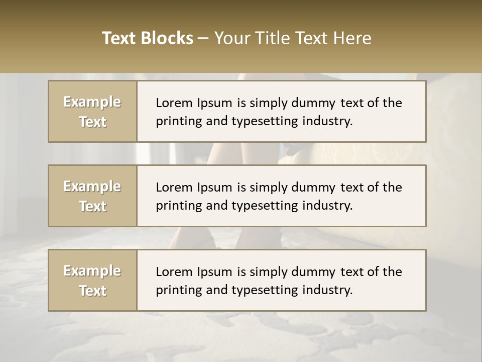 Heels Interior Rich PowerPoint Template