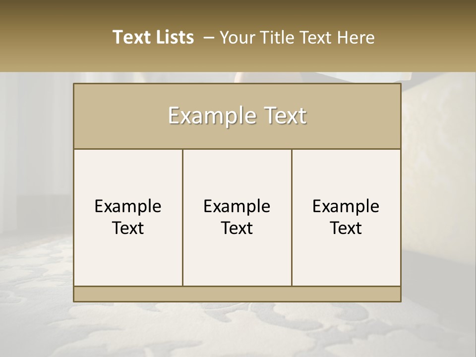 Heels Interior Rich PowerPoint Template