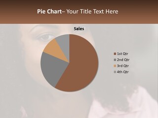 Portrait Eyes Woman PowerPoint Template