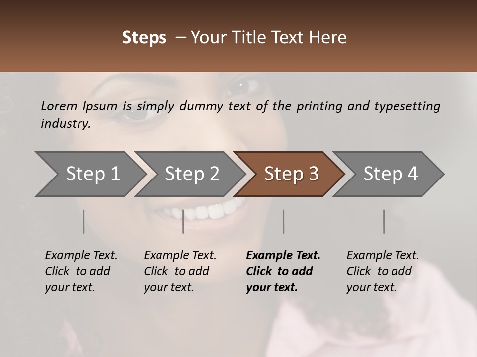 Portrait Eyes Woman PowerPoint Template