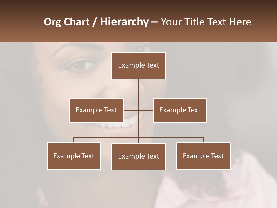 Portrait Eyes Woman PowerPoint Template