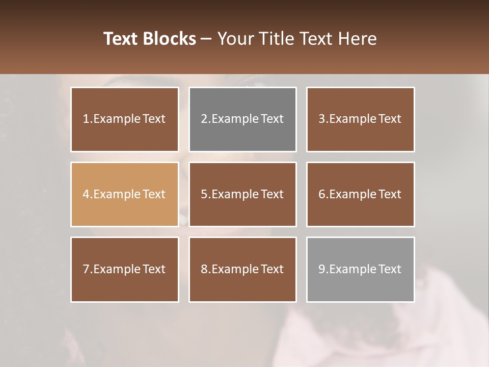 Portrait Eyes Woman PowerPoint Template