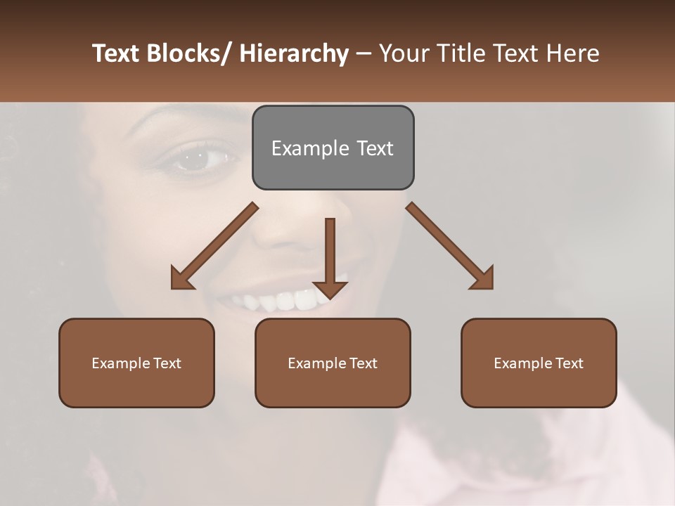 Portrait Eyes Woman PowerPoint Template