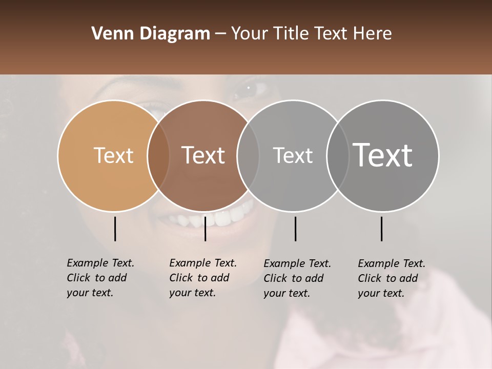 Portrait Eyes Woman PowerPoint Template