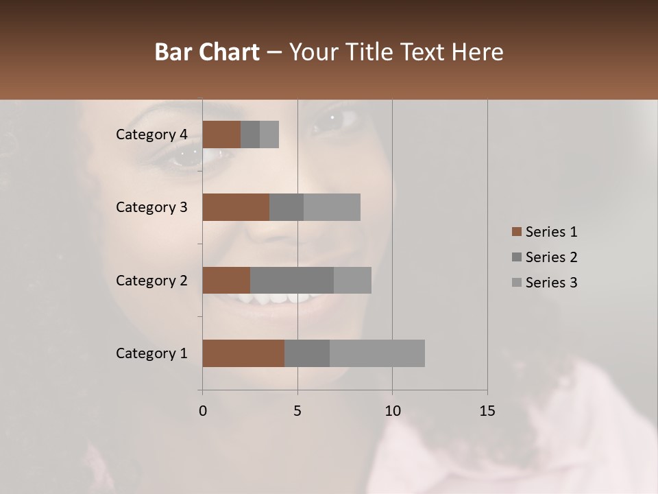 Portrait Eyes Woman PowerPoint Template