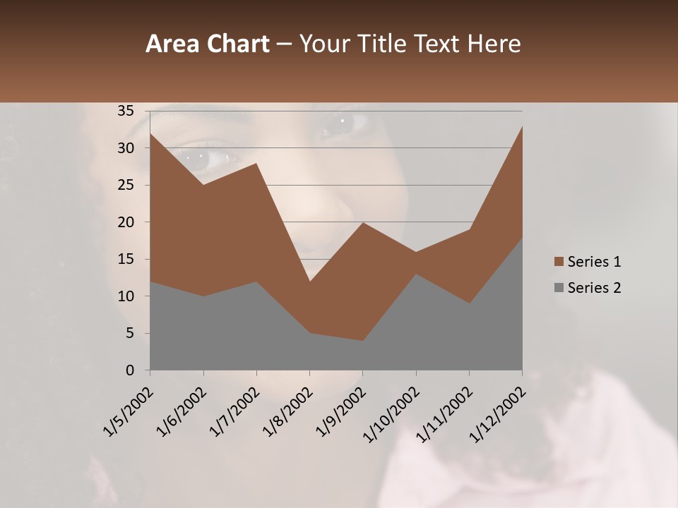 Portrait Eyes Woman PowerPoint Template