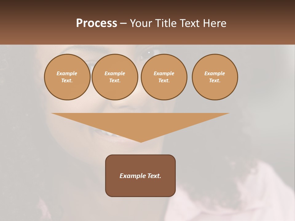 Portrait Eyes Woman PowerPoint Template