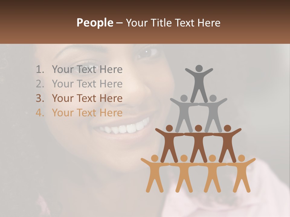 Portrait Eyes Woman PowerPoint Template