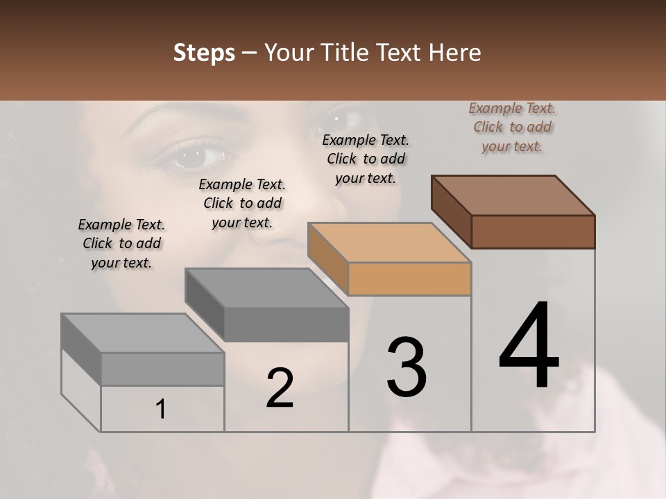 Portrait Eyes Woman PowerPoint Template