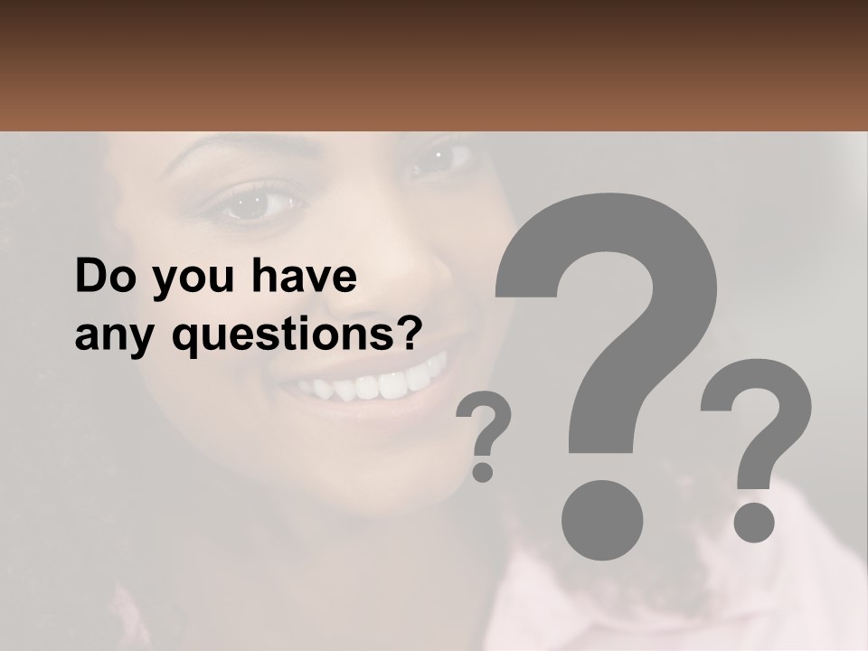 Portrait Eyes Woman PowerPoint Template