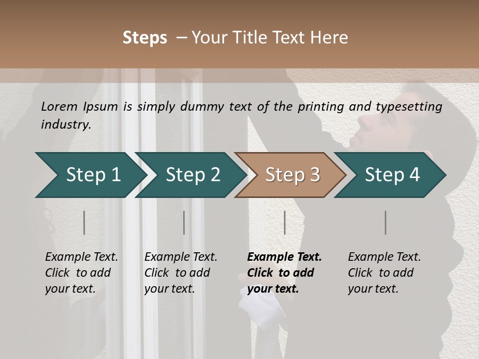 Man Soap Movement PowerPoint Template