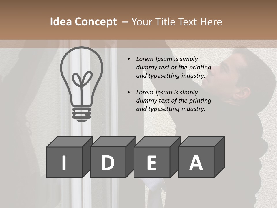 Man Soap Movement PowerPoint Template