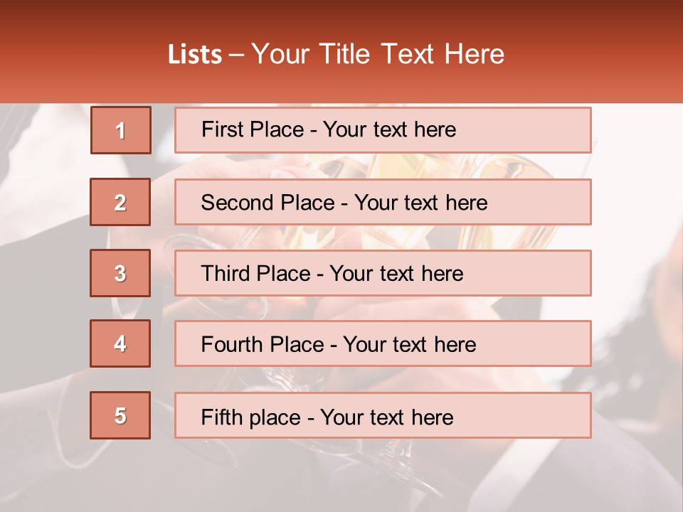 Cheers Human Event PowerPoint Template
