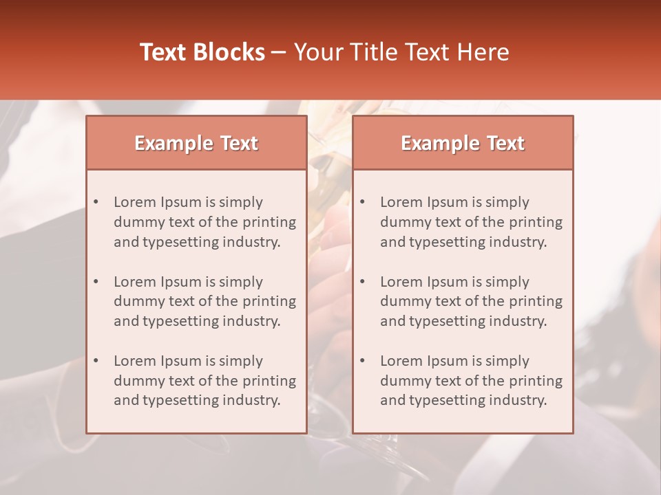 Cheers Human Event PowerPoint Template