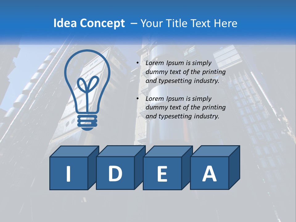 Financial Metropolis Engineer PowerPoint Template