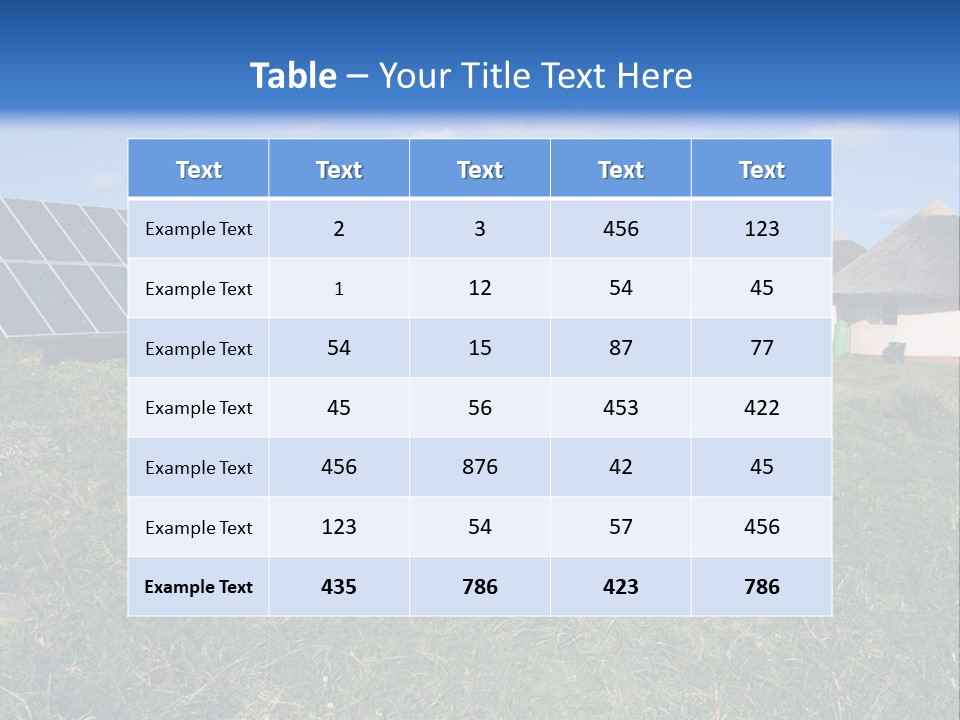 Nobody Equipment Power PowerPoint Template