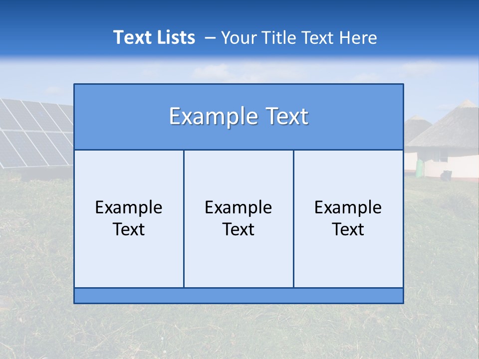 Nobody Equipment Power PowerPoint Template