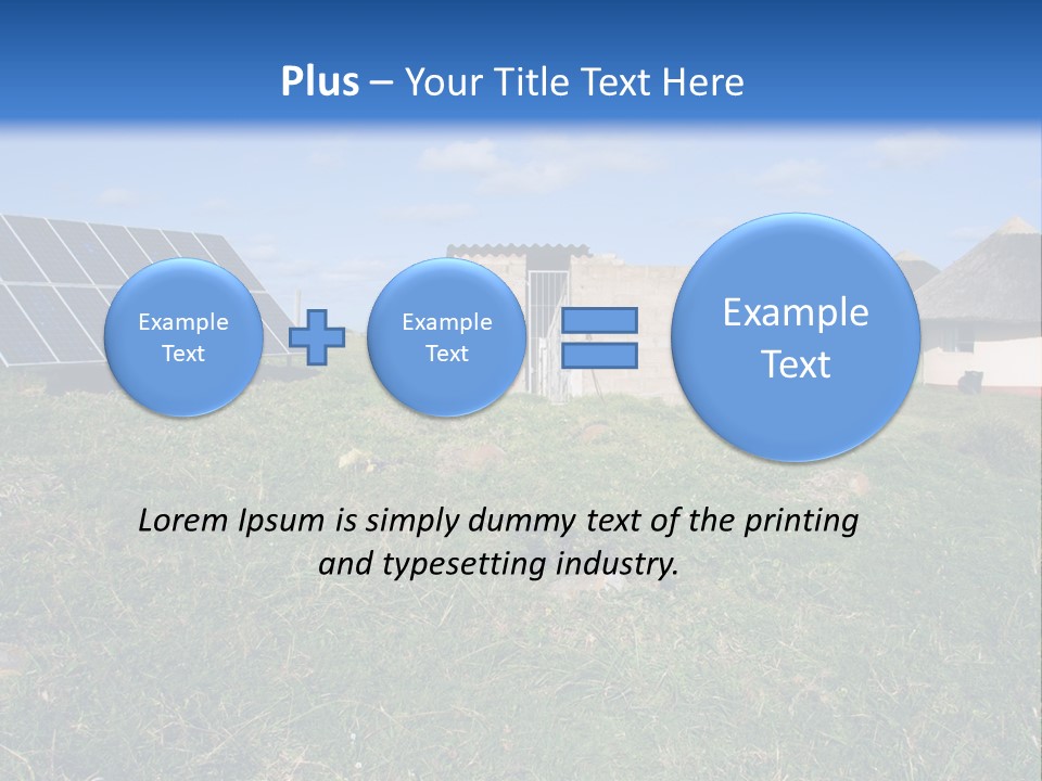 Nobody Equipment Power PowerPoint Template