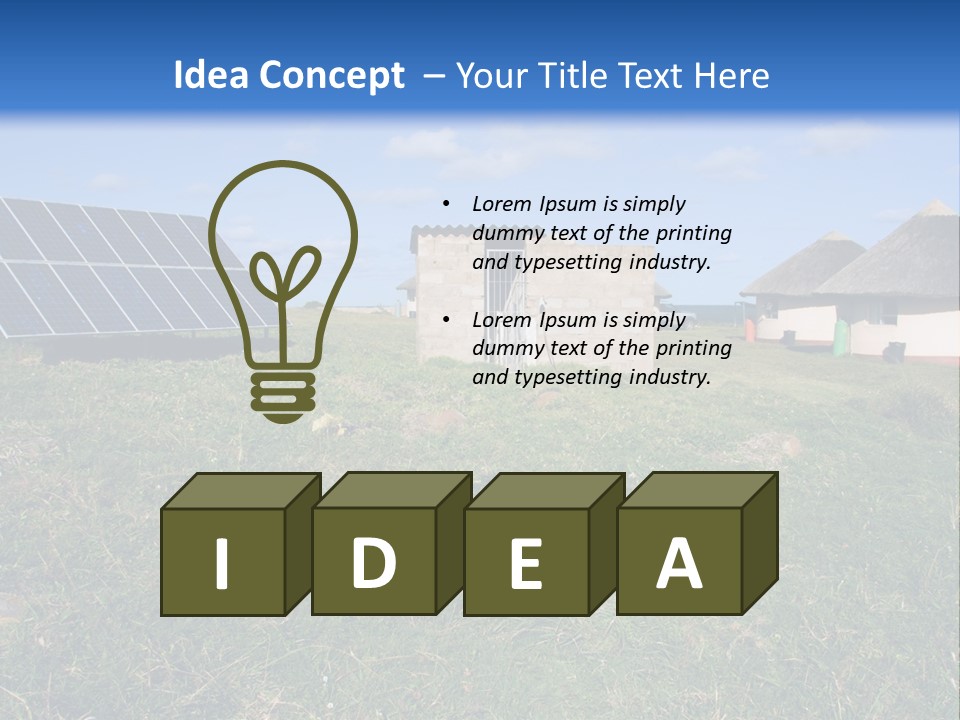 Nobody Equipment Power PowerPoint Template