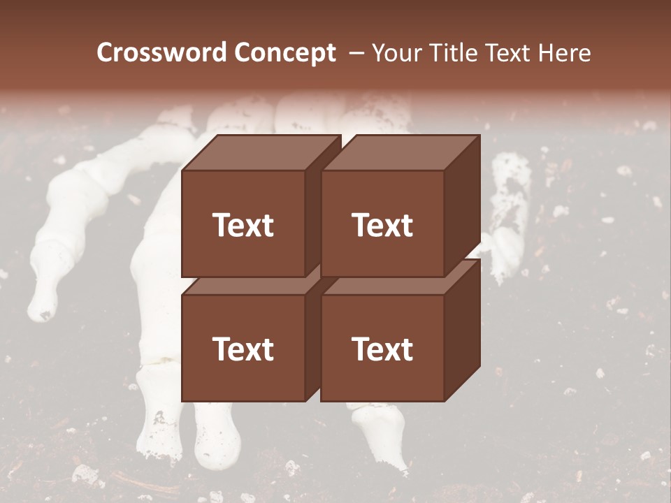 Skeleton Skeletal Discovered PowerPoint Template