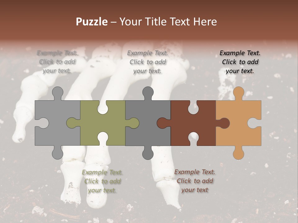 Skeleton Skeletal Discovered PowerPoint Template