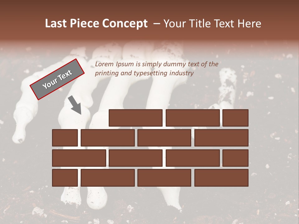 Skeleton Skeletal Discovered PowerPoint Template