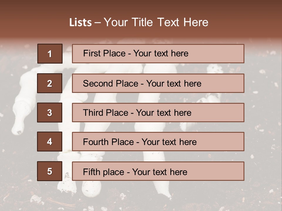 Skeleton Skeletal Discovered PowerPoint Template