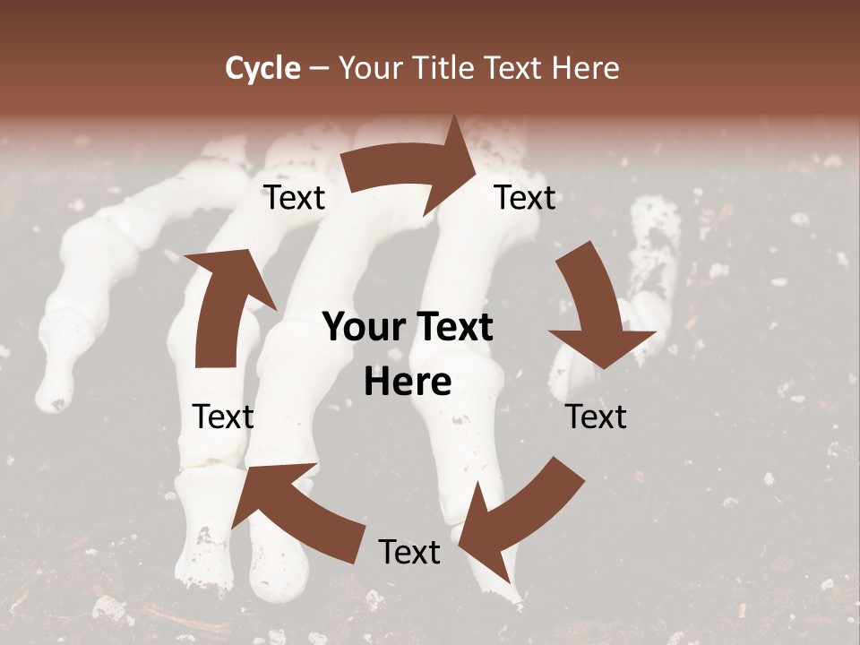 Skeleton Skeletal Discovered PowerPoint Template