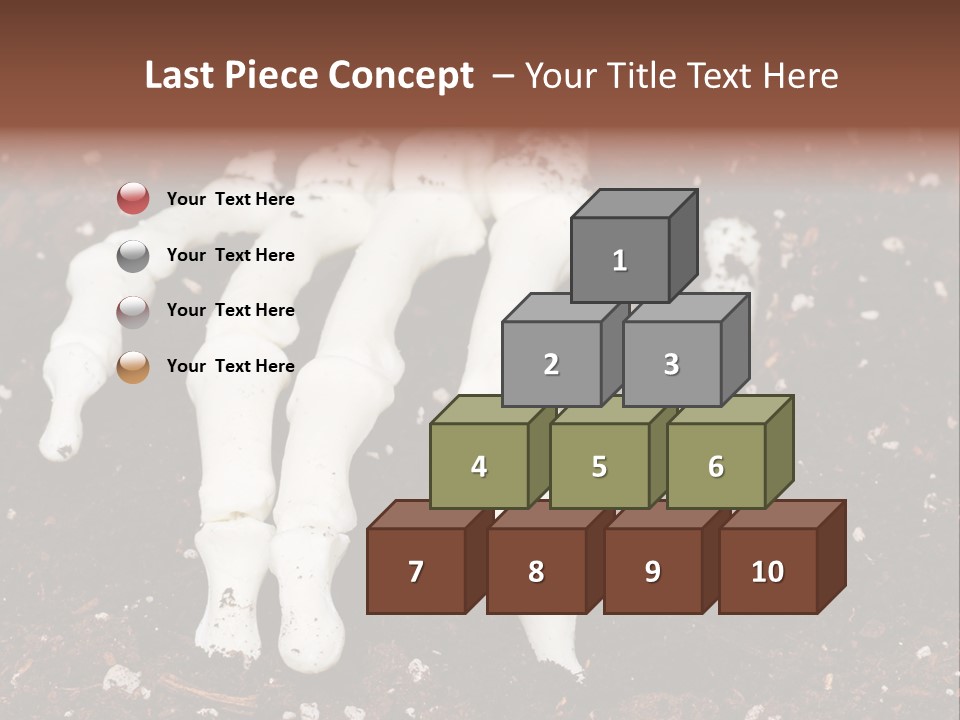 Skeleton Skeletal Discovered PowerPoint Template