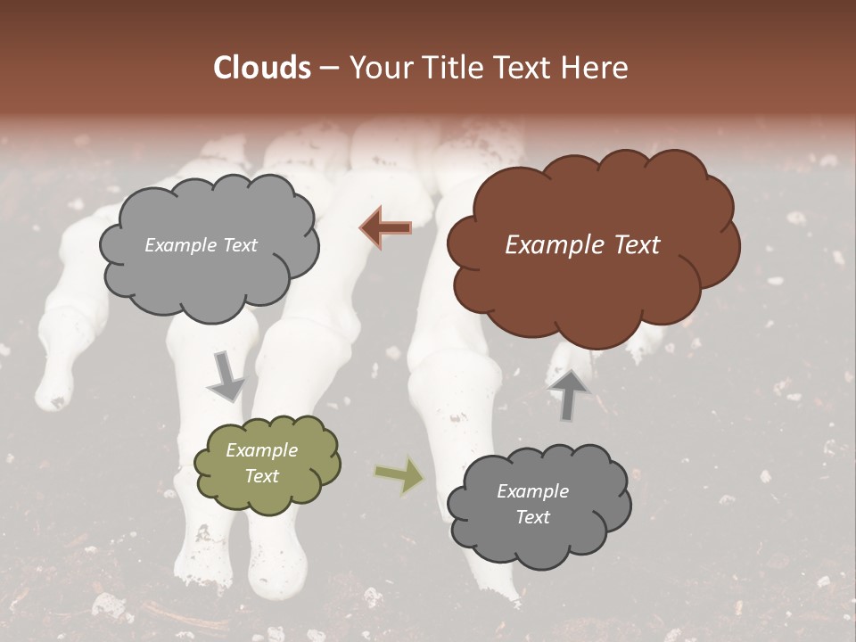 Skeleton Skeletal Discovered PowerPoint Template