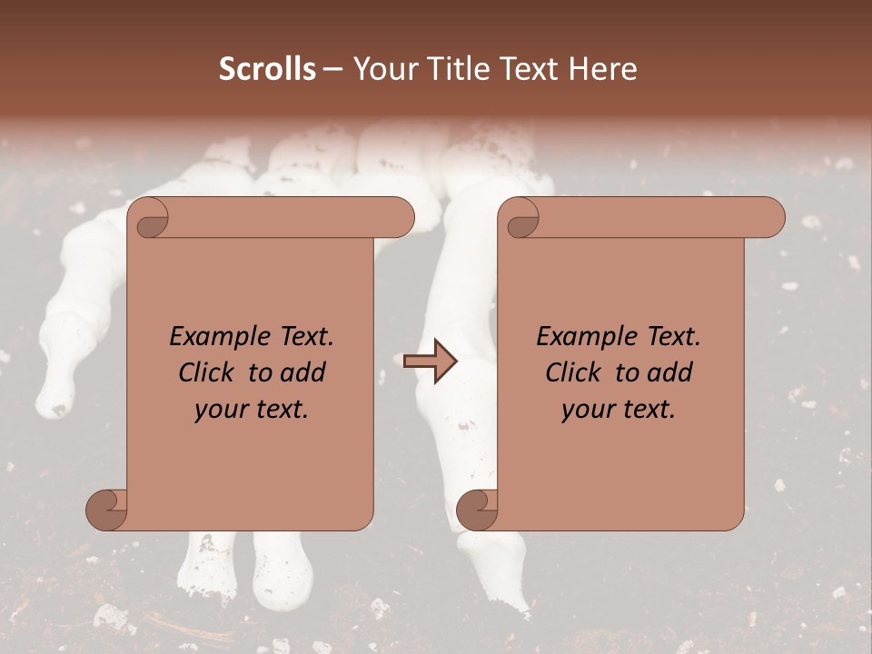 Skeleton Skeletal Discovered PowerPoint Template