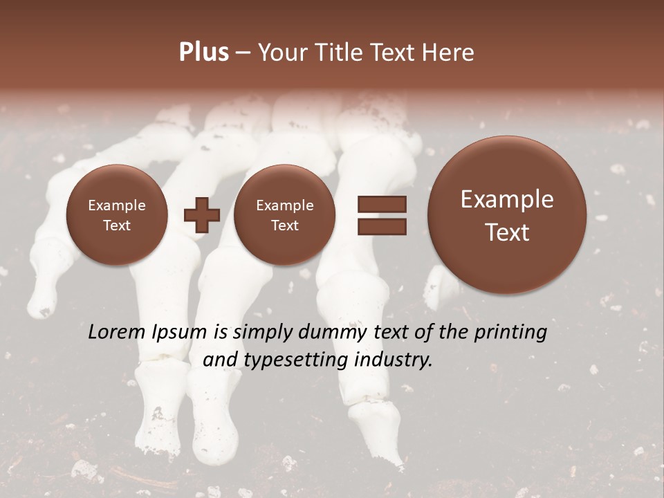 Skeleton Skeletal Discovered PowerPoint Template