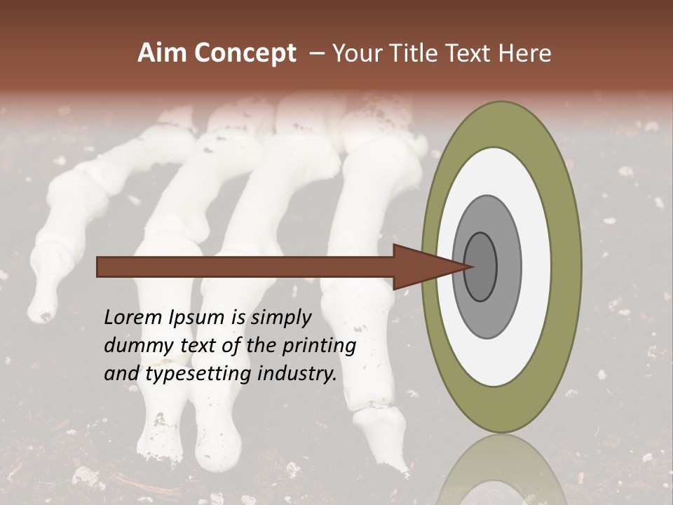 Skeleton Skeletal Discovered PowerPoint Template