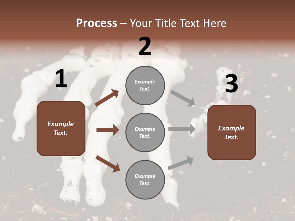 Skeleton Skeletal Discovered PowerPoint Template